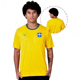 Camisa Brasil Super Bola Copa Bronze Amarelo