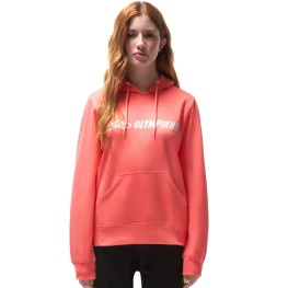 Blusa Olympikus Hoodie Moletom Feminino Coral