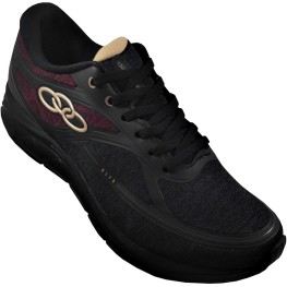 Tenis Olympikus Alfa Preto/bordo