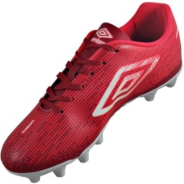 Chuteira Umbro Fast Vermelho/branco/coral