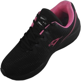 Tenis Aeros Feminino Kt-045 Preto/pink