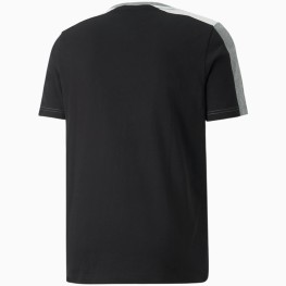 Camisa Puma Ess Block Tee Preto/cinza/branco