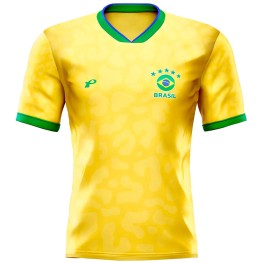 Camisa Brasil Pantaton Adulto Amarelo