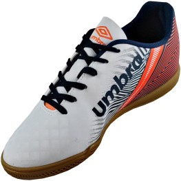 Tenis Umbro Indoor Illusion Branco/marinho/laranja Fluor