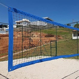 Rede Beach Tennis Oficial Nylon Pe 4 Faixa 4,50x1,00 M Fio 2