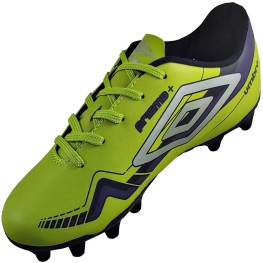 Chuteira Umbro Prisma+ Verde/limão/prata/roxo