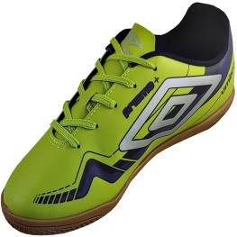 Tenis Umbro Indoor Prisma+ Verde/limão/prata/roxo