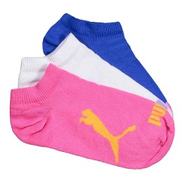 Meia Puma Kit C/3 Invisível Infantil R.2740 29/34 Sort. 992