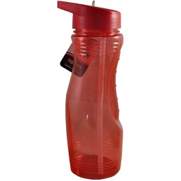 Garrafa Squeeze Red Star Com Canudo 700ml Plástica