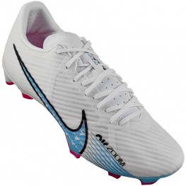 Chuteira Nike Zoom Vapor 15 Academy Fg Branco/azul/rosa