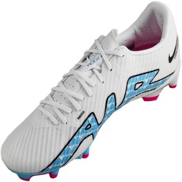 Chuteira Nike Zoom Vapor 15 Academy Fg Branco/azul/rosa