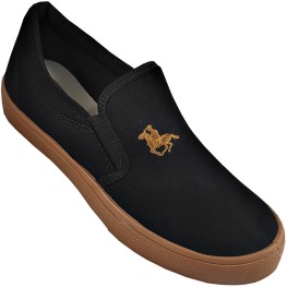 Tenis Blitzz Iate Polo Preto/caramelo