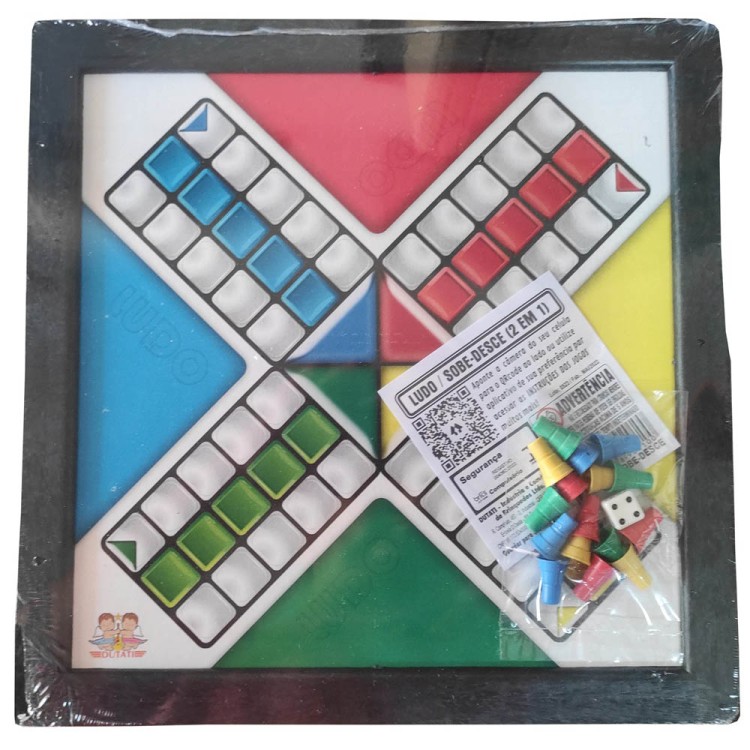 Jogo Educativo Tabuleiro Ludo E Sobe Desce Dutati No Atacado