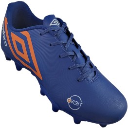 Chuteira Umbro Orbit Azul/laranja/branco