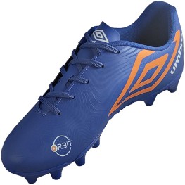 Chuteira Umbro Orbit Azul/laranja/branco