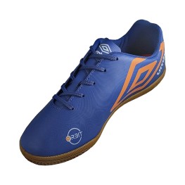 Tenis Umbro Indoor Orbit Jr. Azul/laranja/branco