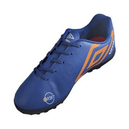 Tenis Umbro Society Orbit Jr. Azul/laranja/branco