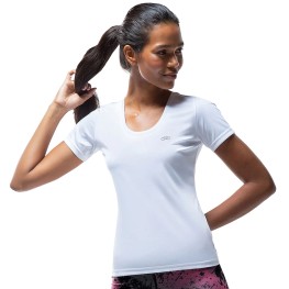 Camisa Olympikus T-shirt Essential Feminina Branca