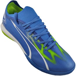 Tenis Puma Indoor Ultra Match It Bdp Azul/limão