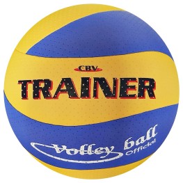 Bola Trainer Volei Microfibra Sem Costura Profissional Am/az