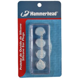 Protetor Ouvido Hammerhead Silicone Ear Plugs Com 4 Unidades