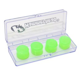 Protetor Ouvido Hammerhead Silicone Ear Plugs Com 4 Unidades
