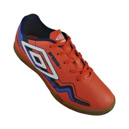 Tenis Umbro Indoor Prisma Jr. Laranja/branco/azul