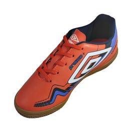 Tenis Umbro Indoor Prisma Jr. Laranja/branco/azul