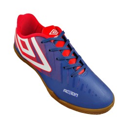 Tenis Umbro Indoor Action Jr. Azul/coral/branco