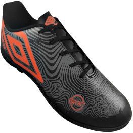 Tenis Umbro Society Orbit Preto/grafite/laranja