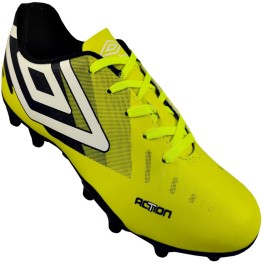 Chuteira Umbro Action Jr. Limão/preto/branco