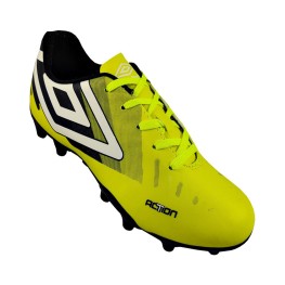 Chuteira Umbro Action Jr. Limão/preto/branco