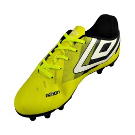 Chuteira Umbro Action Jr. Limão/preto/branco