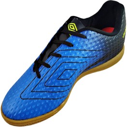 Tenis Umbro Indoor Warskin Azul/limão/preto