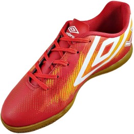 Tenis Umbro Indoor Heatmap Vermelho/laranja Fluor/branco
