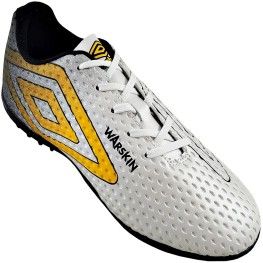 Tenis Umbro Society Warskin Branco/amarelo/preto
