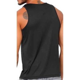 Camisa Speedo Regata Cavada Interlock Preto