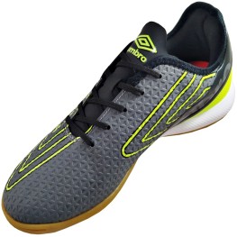 Tenis Umbro Indoor Chrome Grafite/limão/preto