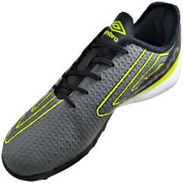 Tenis Umbro Society Chrome Grafite/limão/preto