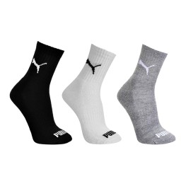 Meia Puma Kit C/3 Cano Medio Ref.4795 34/39