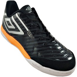 Tenis Umbro Indoor Pro 5 Bump Club Preto/prata/laranja