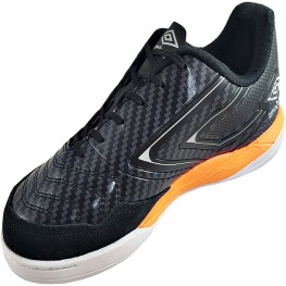 Tenis Umbro Indoor Pro 5 Bump Club Preto/prata/laranja