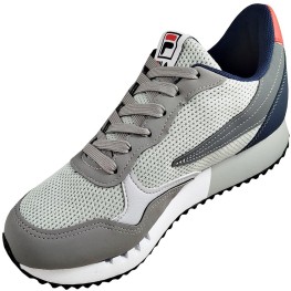 Tenis Fila Euro Jogger Sport 2 Cinza/marinho/vermelho