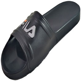 Chinelo Fila Sleek Slide Preto/cinza/laranja