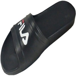 Chinelo Fila Sleek Slide Preto/branco/vermelho