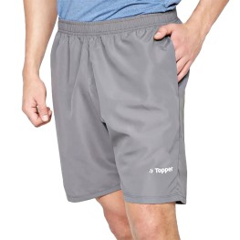 Bermuda Topper Prime 47 Cm Cinza