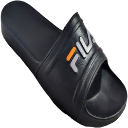 Chinelo Fila Sleek Slide Preto/cinza/laranja