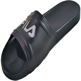 Chinelo Fila Sleek Slide Preto/cinza/laranja