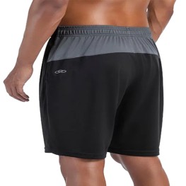 Bermuda Olympikus Line Mesh 7 Masculino Preto/cinza