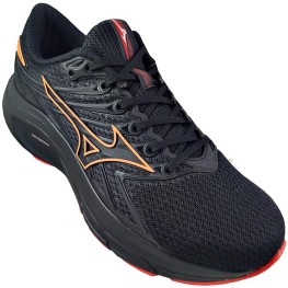 Tenis Mizuno Jet 8 Preto/preto/vermelho